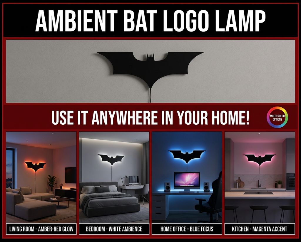 RGB Bat Lamp